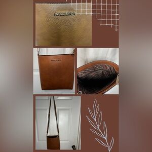 Montana West Tan/brown Crossbody Bag